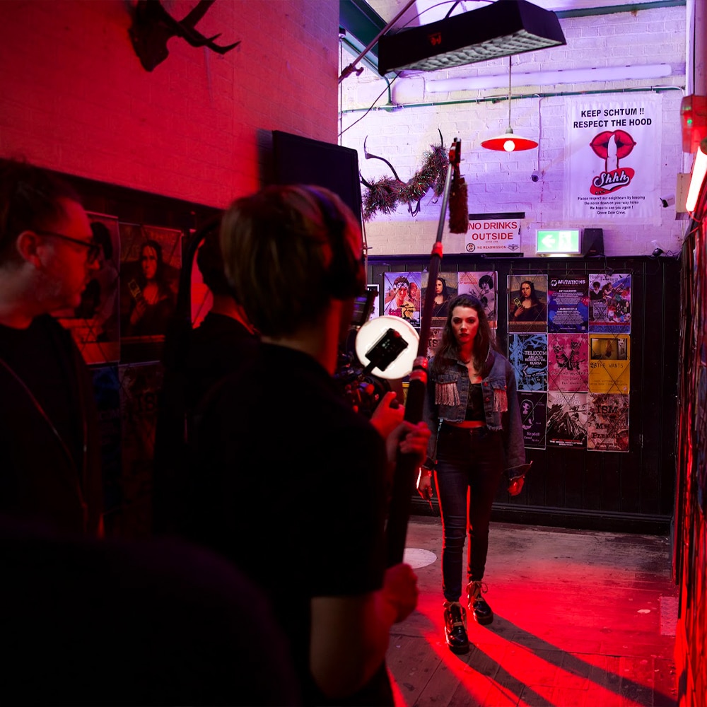 A behind-the-scenes from Vile Bites (Old Chapel Productions)